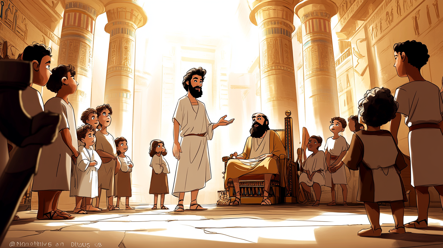 Josef deutet die Träume des Pharao – Bibel für Kinder