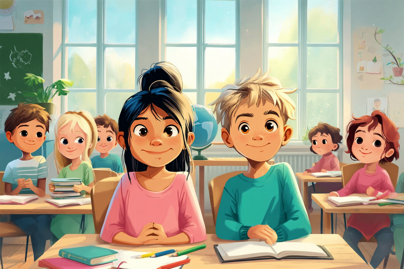 Geschichten mit Tom und Hanna – Neuer Lehrer Abenteuer