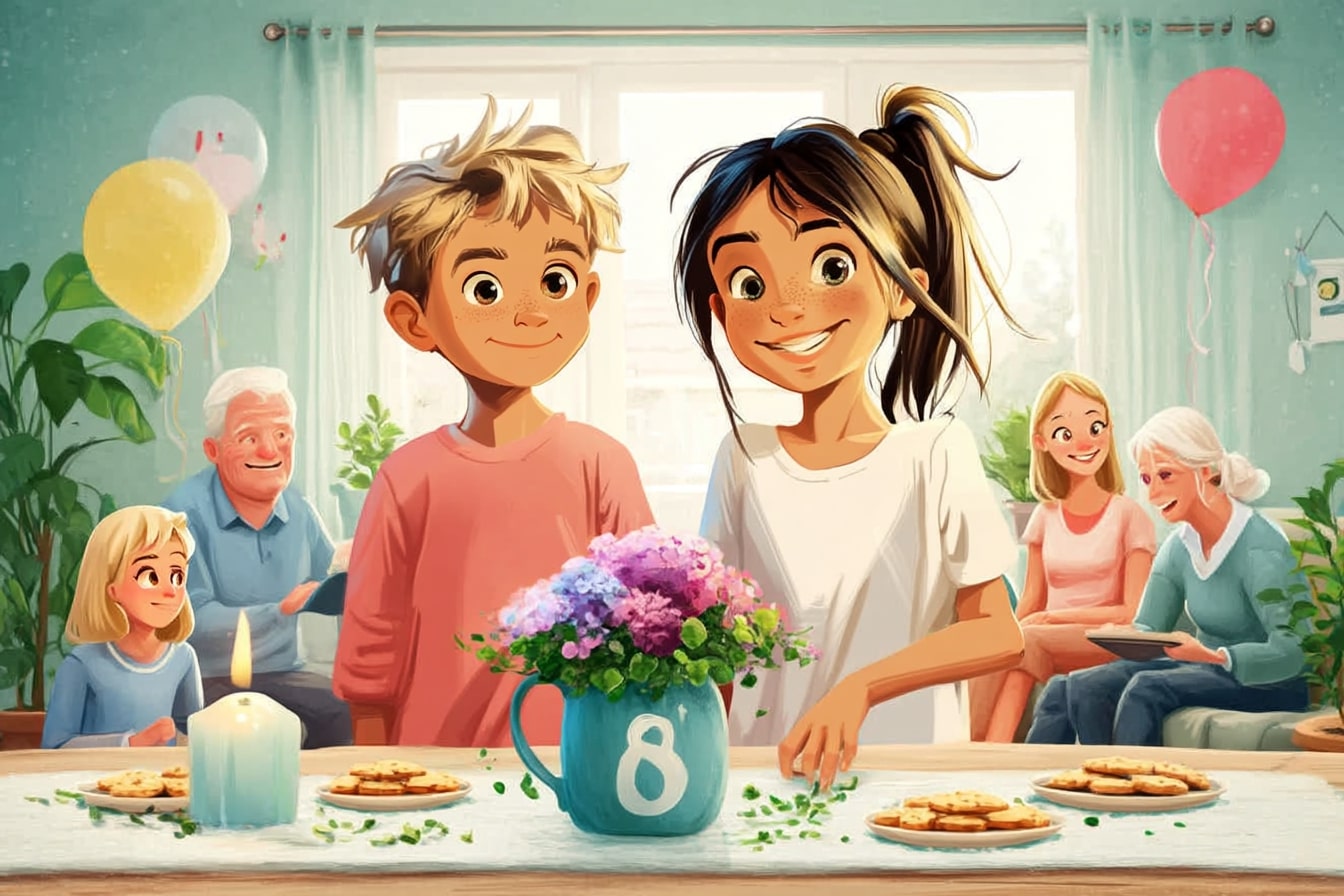 Geschichten mit Tom und Hanna – Familienfeier voller Herz!