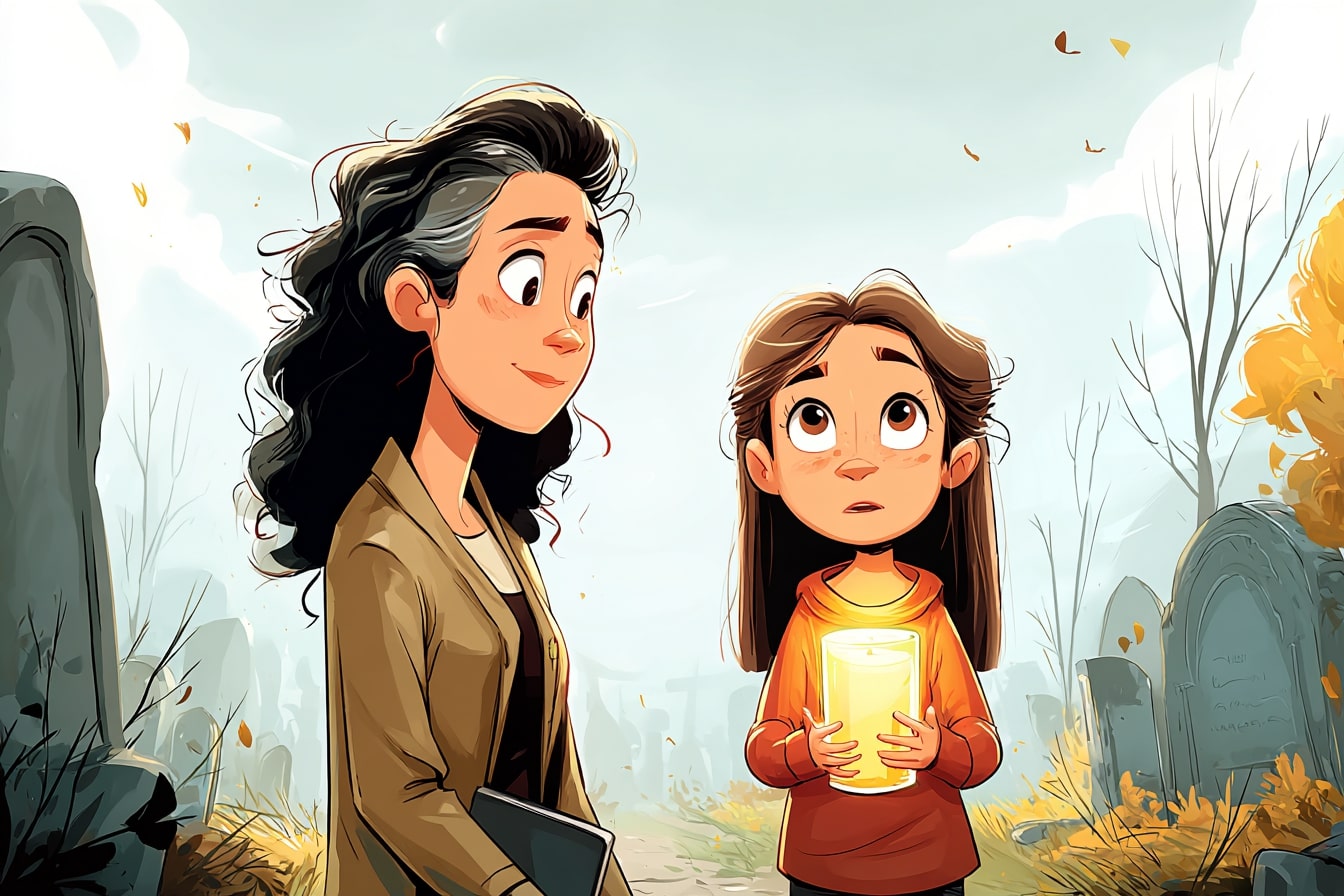 🌿 Ewigkeitssonntag / Totensonntag – Kindergeschichte über Trauer & Hoffnung in Jesus