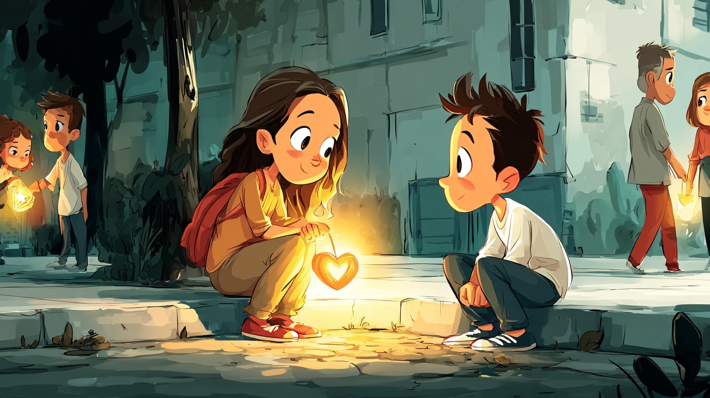 Jesus ist das Licht der Welt. Wenn wir teilen, helfen oder trösten, dann tragen wir dieses Licht weiter – genau wie Martin.