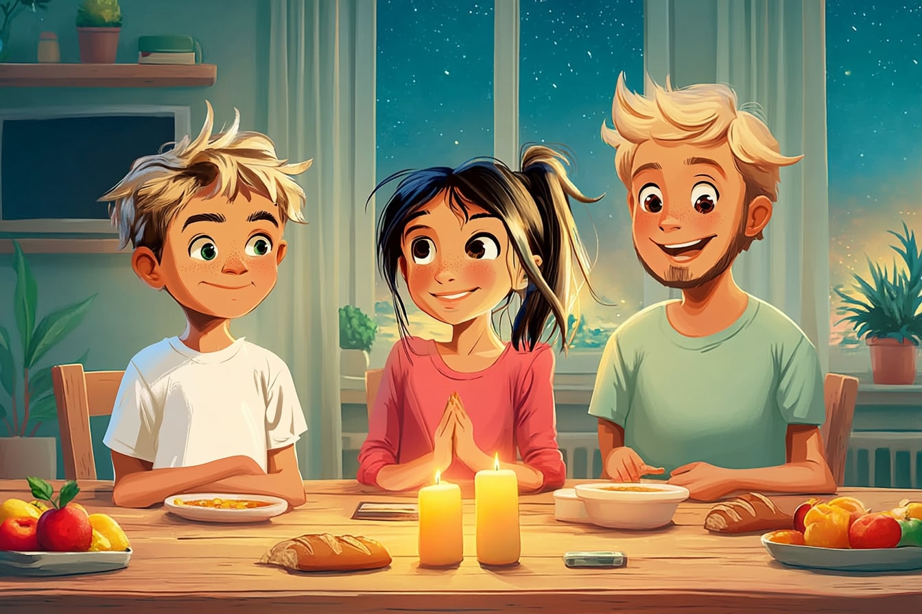 Papa vergisst etwas Wichtiges – Papa zeigt offen Ehrlichkeit und Demut und bittet um Vergebung: Ein wertvolles Beispiel christlicher Erziehung.