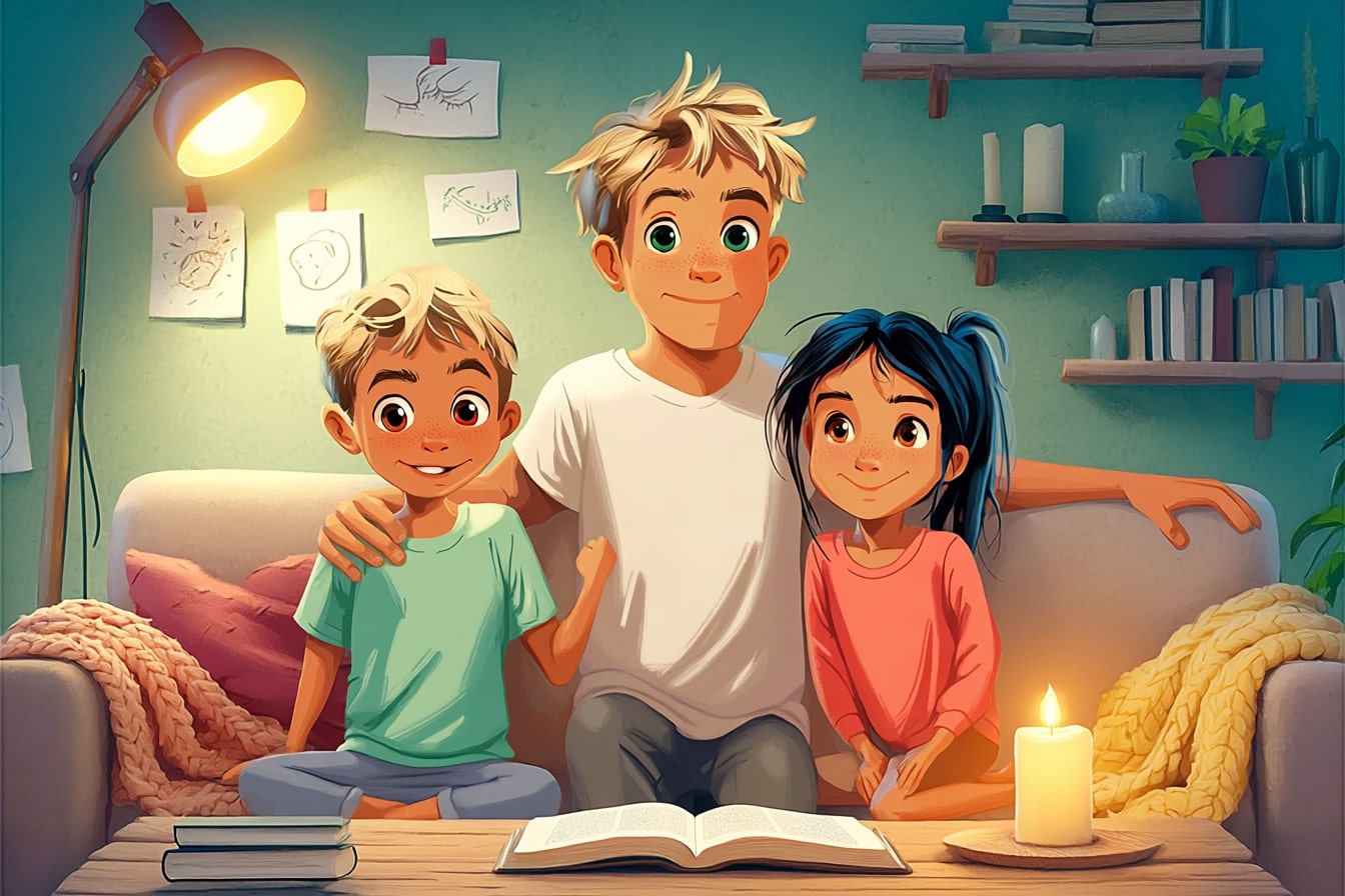 Genießt einen Familienabend ohne Eile: Essen, Geschichten und Gebet stärken den Zusammenhalt ohne Ablenkung. Entdeckt Achtsamkeit und Dankbarkeit.